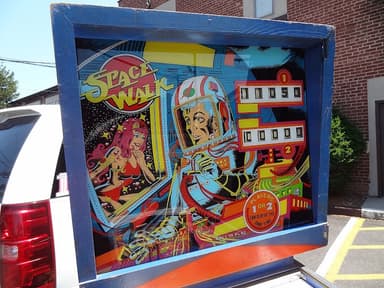 Space Walk backglass