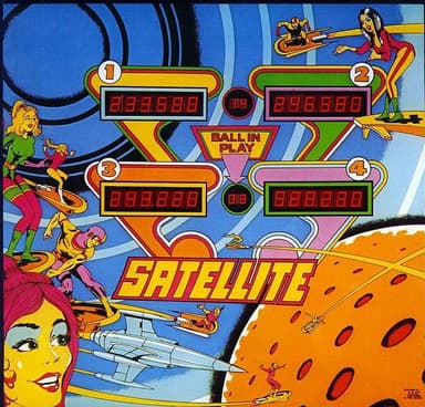 Satellite backglass