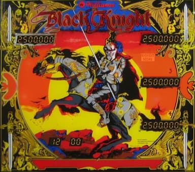 Black Knight (LE) backglass