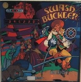 Swashbuckler backglass