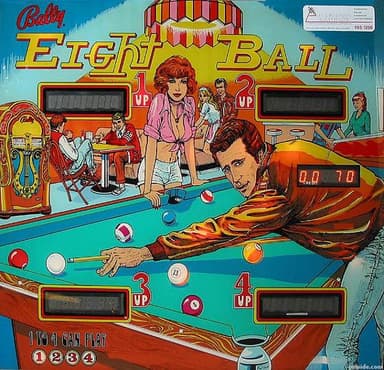 Eight Ball backglass