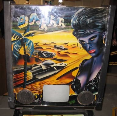 Dakar backglass
