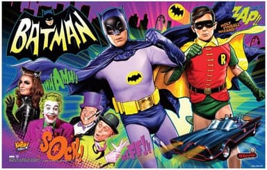 Batman 66 (Premium) backglass