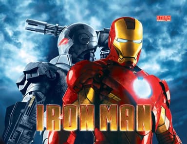 Iron Man backglass