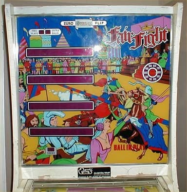 Fair Fight backglass