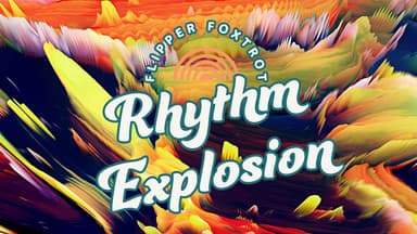 Flipper Foxtrot Rhythm Explosion backglass