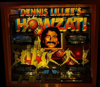 Dennis Lillee's Howzat! backglass
