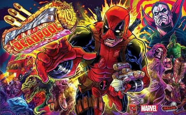 Deadpool (Premium) backglass