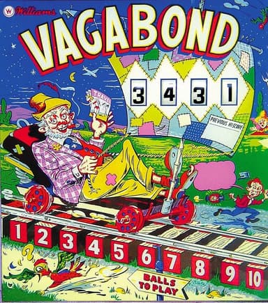 Vagabond backglass