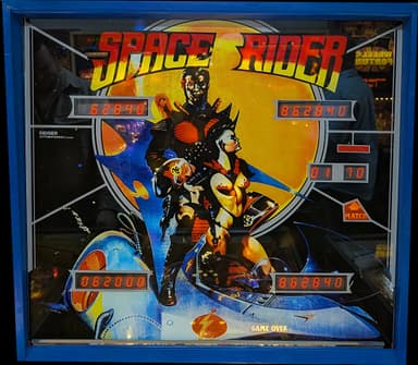 Space Rider backglass