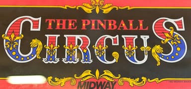 Pinball Circus backglass