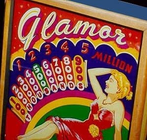 Glamor backglass