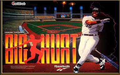 Frank Thomas' Big Hurt backglass