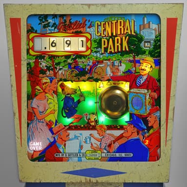 Central Park backglass