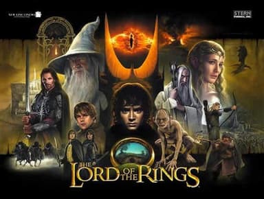 Lord of the Rings backglass