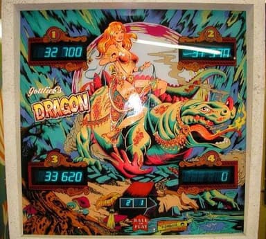 Dragon backglass