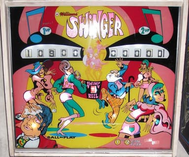 Swinger backglass