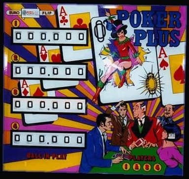 Poker Plus (EM) backglass