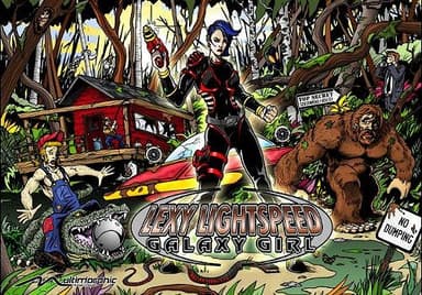 Lexy Lightspeed - Escape From Earth backglass