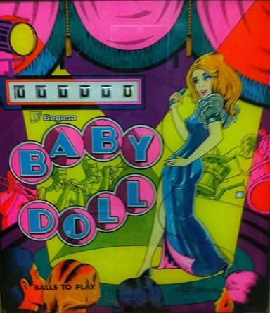 Baby Doll backglass