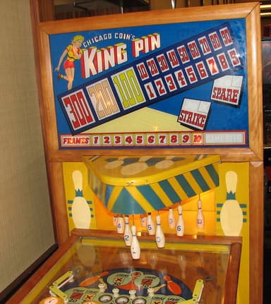 King Pin backglass