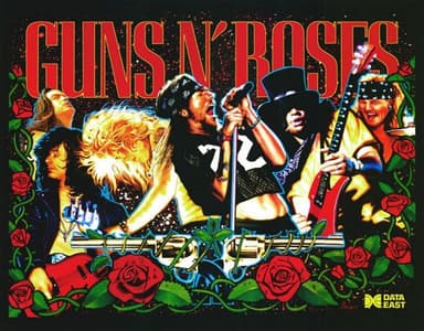 Guns N' Roses backglass