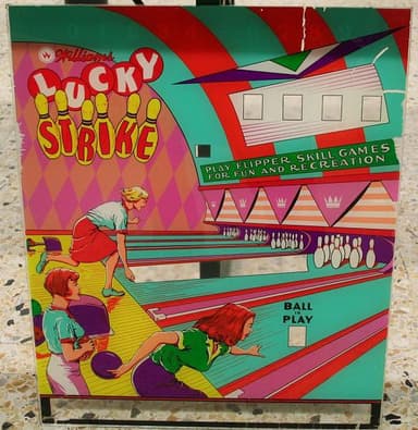 Lucky Strike backglass