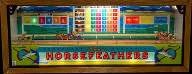 Horsefeathers backglass