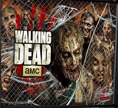 The Walking Dead (LE) backglass