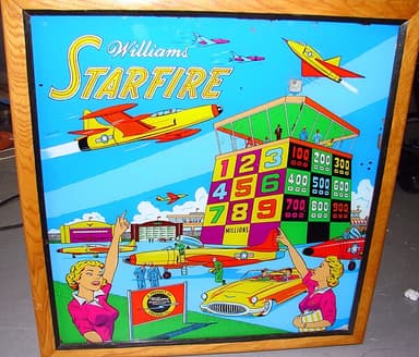 Starfire backglass