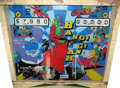 Bang! Bang! backglass