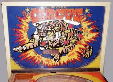 Circus backglass