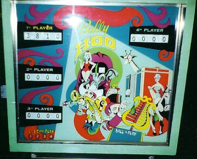 Bally Hoo backglass