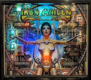 Iron Maiden backglass