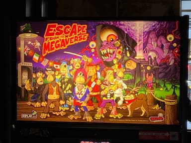 Escape From The Megaverse backglass