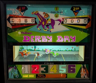 Derby Day backglass