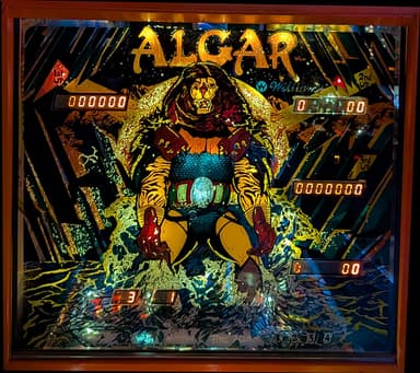 Algar backglass