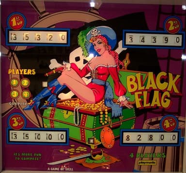 Black Flag backglass
