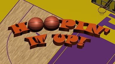 Hoopin' It Up backglass