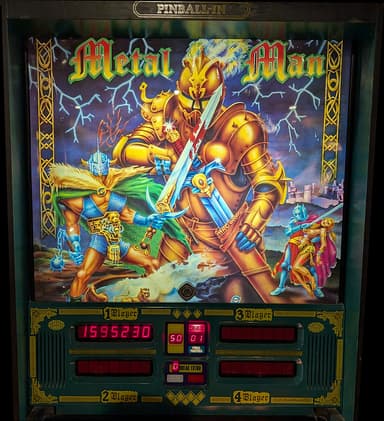Metal Man backglass