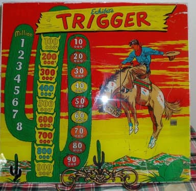 Trigger backglass