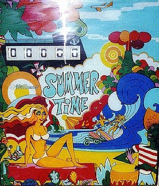 Summer Time backglass