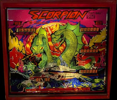 Scorpion backglass