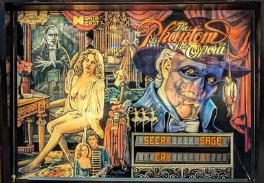 Phantom of the Opera backglass