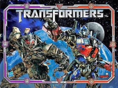 Transformers backglass
