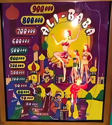 Ali-Baba backglass