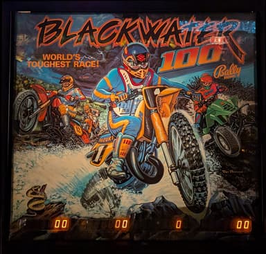 Blackwater 100 backglass