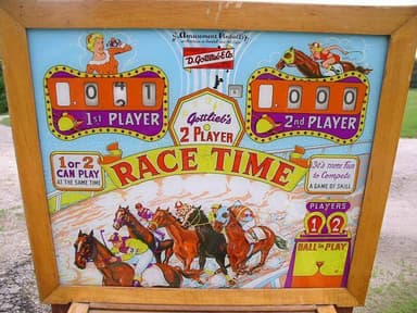 Race Time backglass