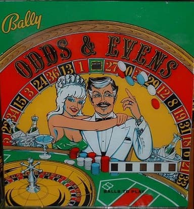 Odds & Evens backglass