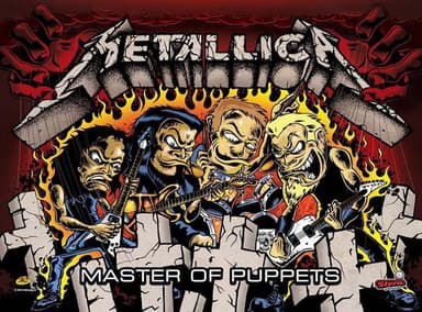 Metallica (LE) backglass
